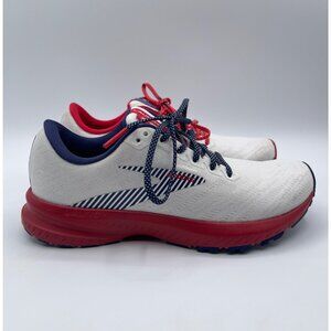 Brooks Launch 7 Women’s 9.5B Stars & Stripes Running Shoes Red White Blue
